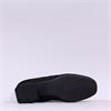 Wonders Anan Low Block Heel Stretch Boot - Black Suede